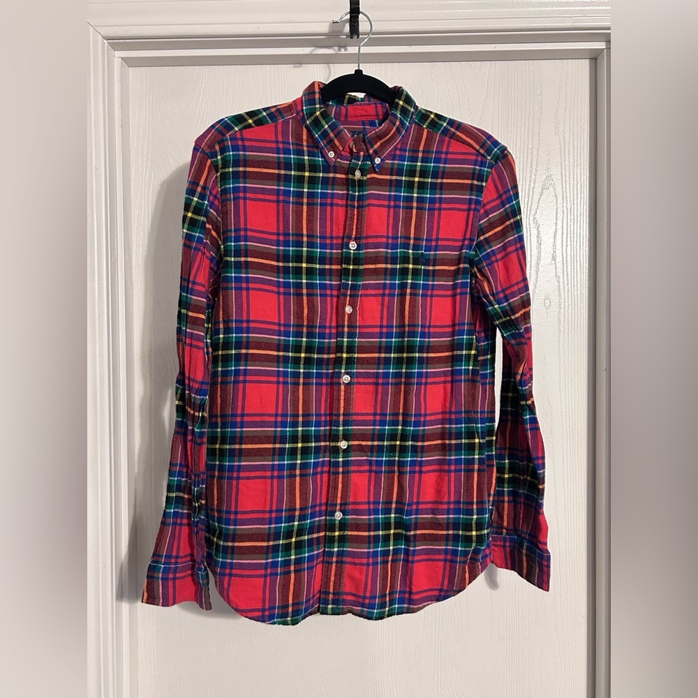 Ralph Lauren Red Plaid Button Down Shirt